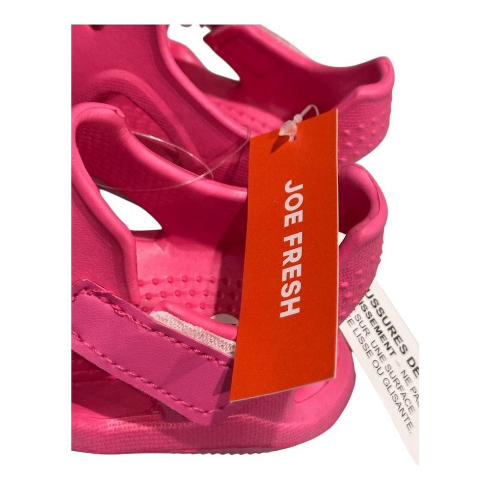 Joe Fresh Sandals Unisex Kids Size 8 Pink Clog Water Shoes Beach Lightweight - Picture 5 of 7